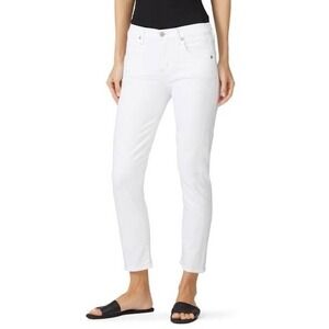 Citizens of Humanity Elsa White Mid Rise Slim Fit Crop Jeans Womens 29‎